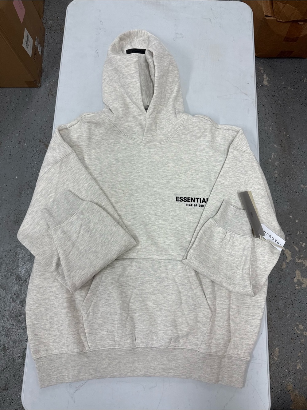 Fear Of God Essentials Light Oatmeal Size S Brand New With Tags